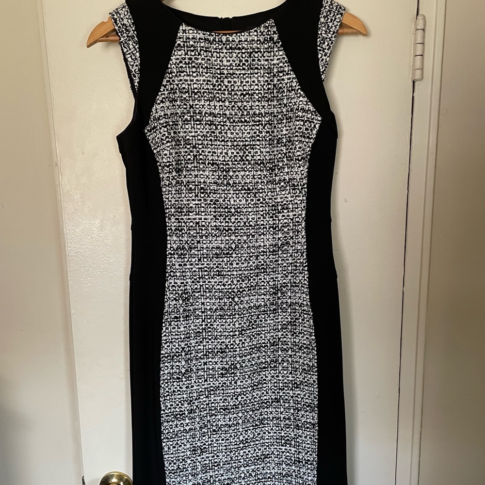 NWOT WHBM WOMEN’S Textured Plaid Cocktail Dress